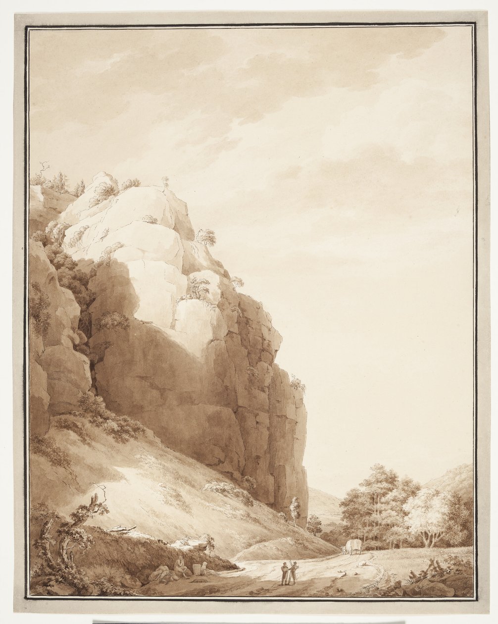 Partie de la Suisse saxonne - J.L. Lund