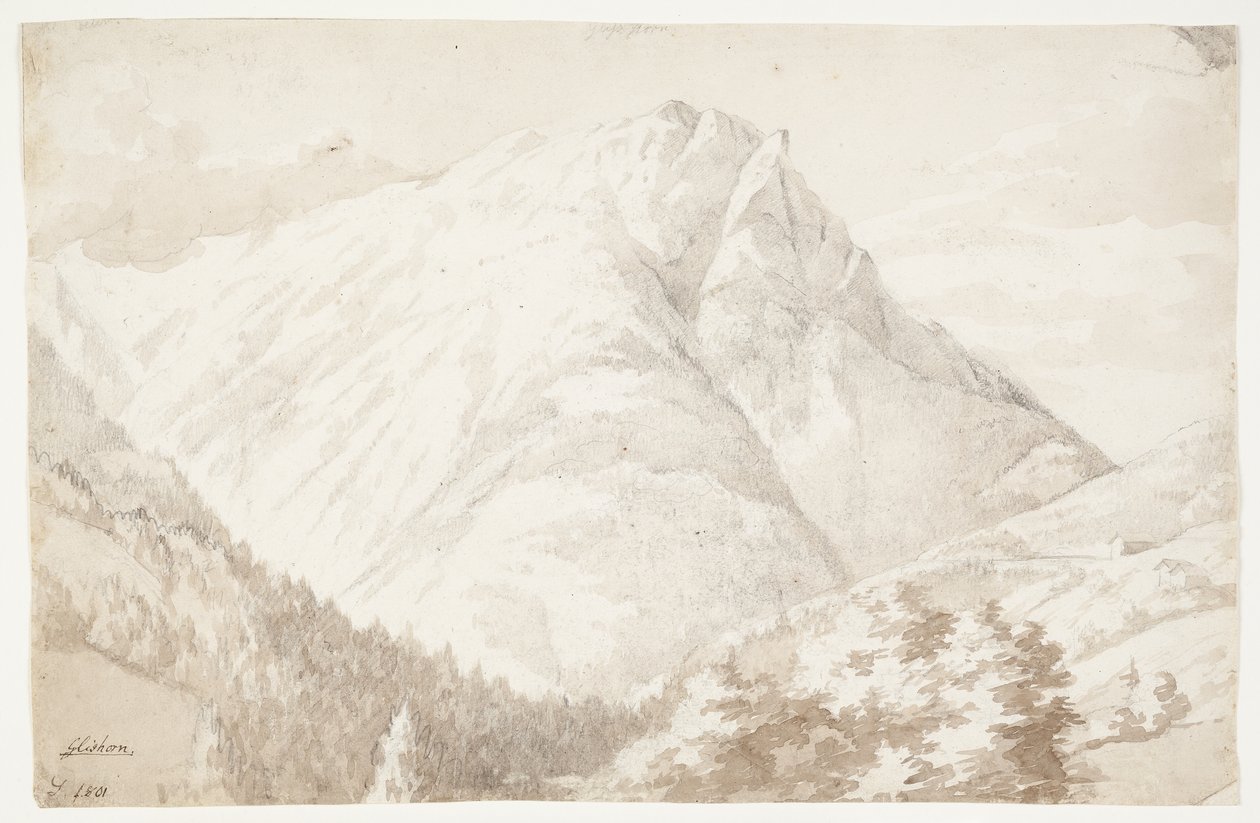 Vue sur Glishorn - J.L. Lund