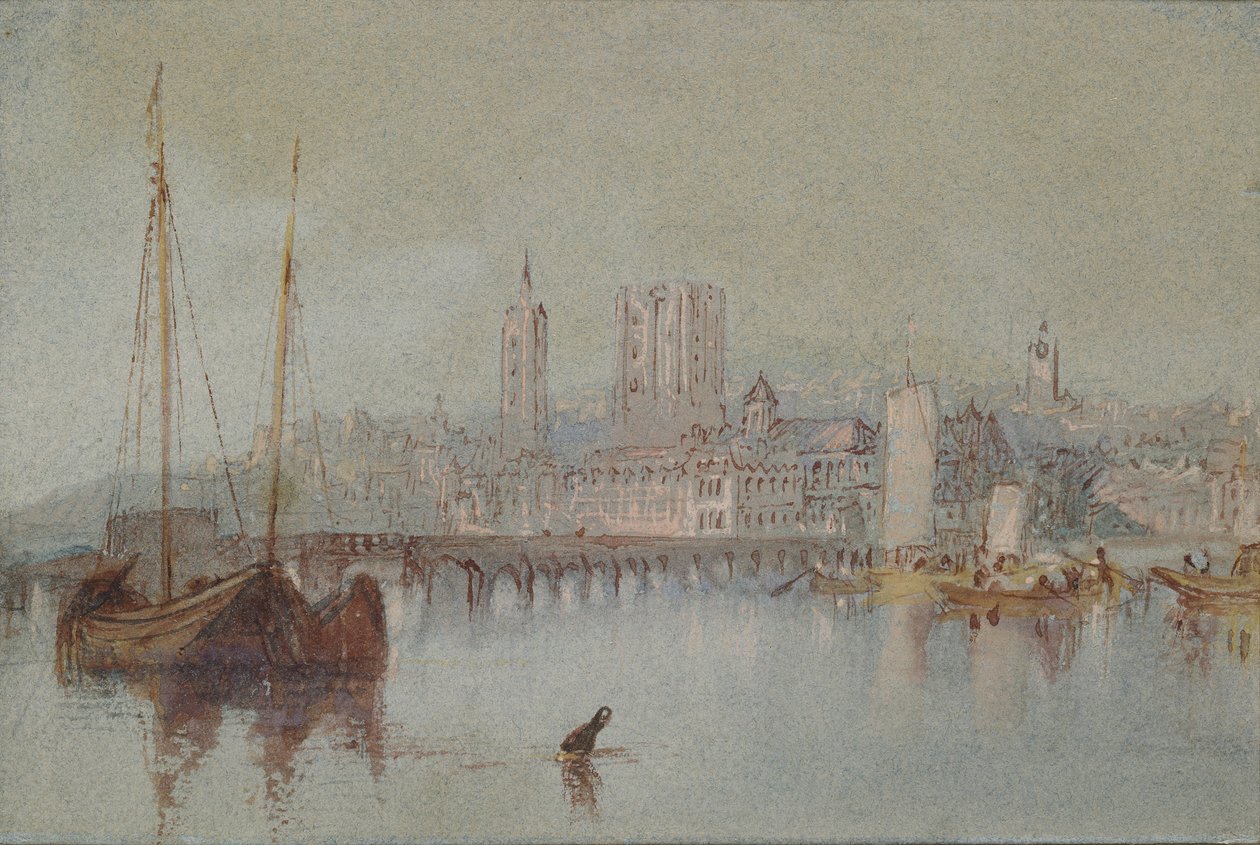 Beaugency, vers 1830 - Joseph Mallord William Turner