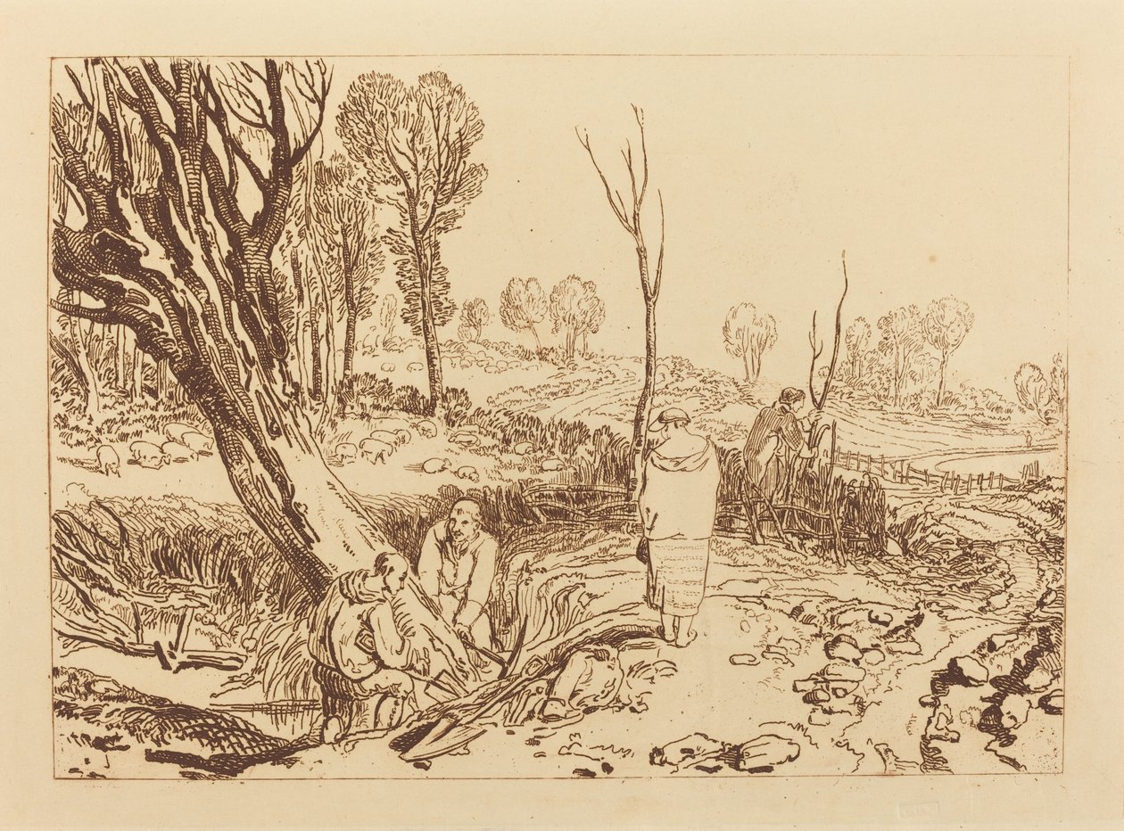Taille et fossé - Joseph Mallord William Turner