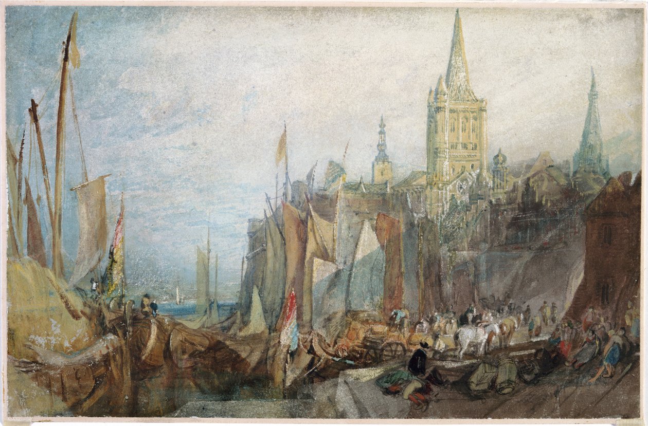 Porte du Rhin, Cologne, 1819 - Joseph Mallord William Turner