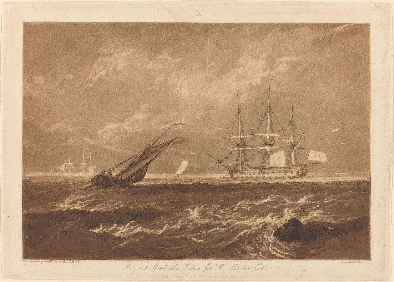 Le chef de la mer - Joseph Mallord William Turner