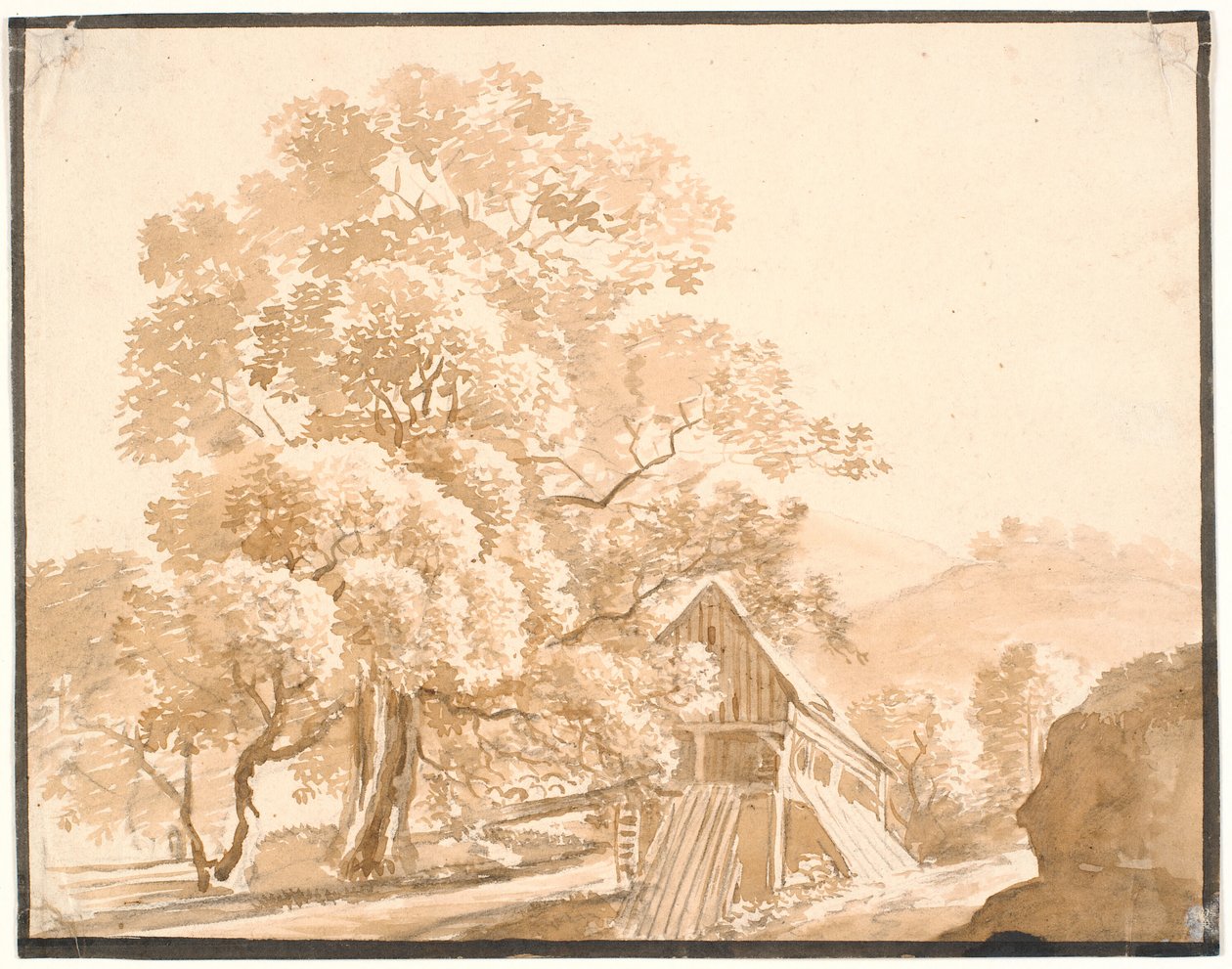 Un moulin à Lausanne - J.P. Møller