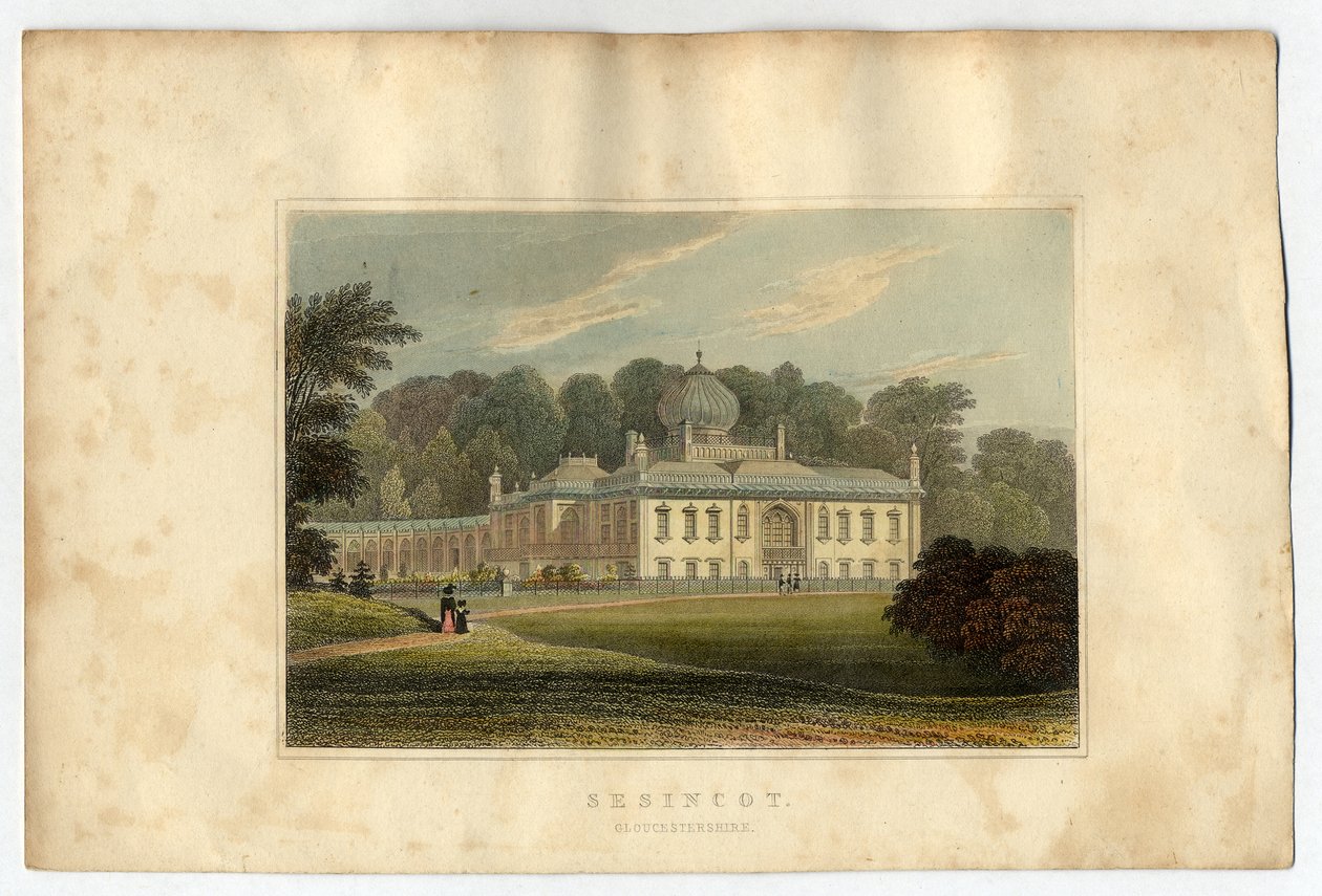 Maison Sezincote, Gloucester, 1823 - J.P. Neale