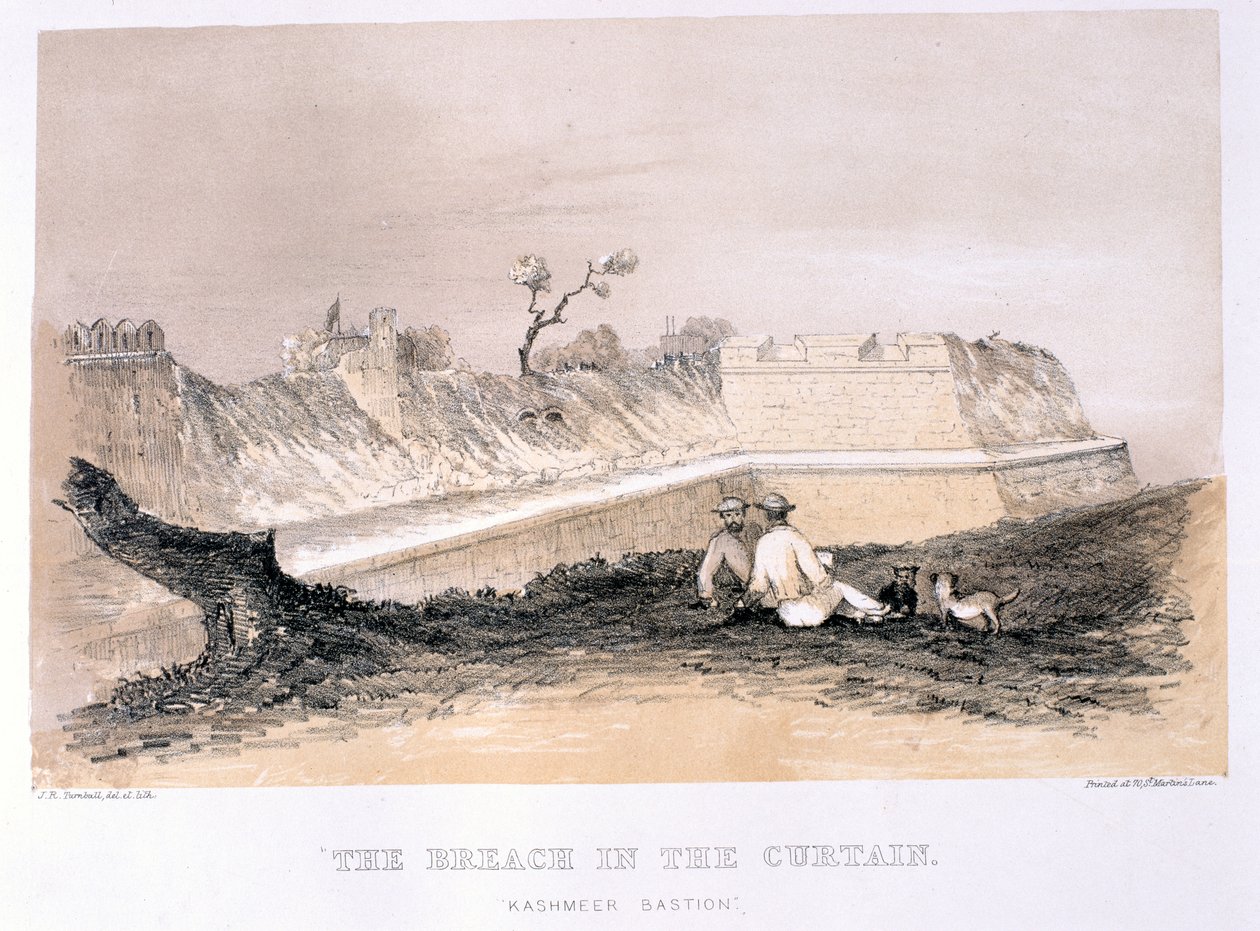 La Brèche dans le Rideau, publié par T. McLean, 1858 - J.R. Turnbull
