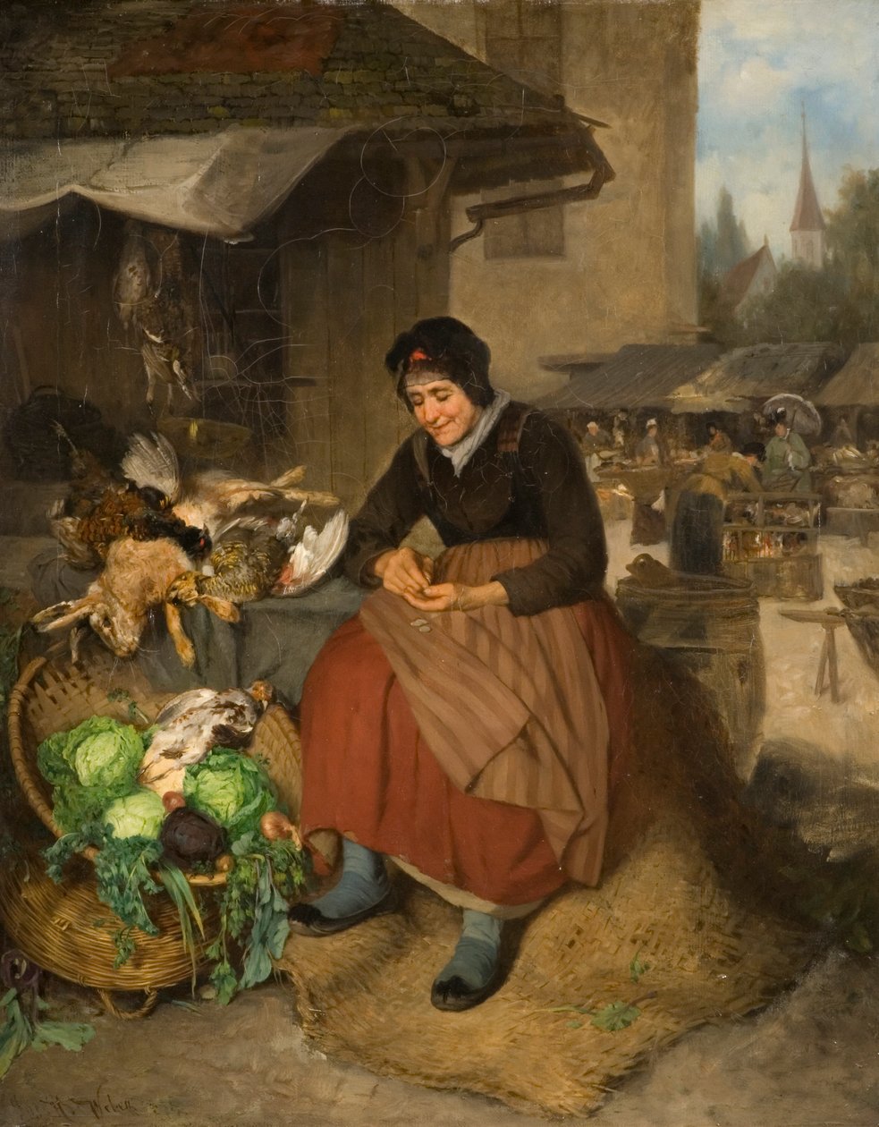 Comptant ses gains, 1894 - J.W. Weben