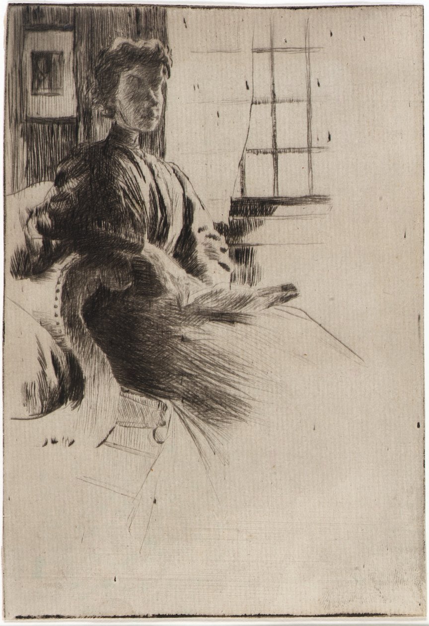 Près de la fenêtre - J. Alden Weir