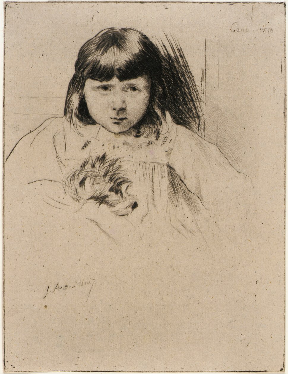 Gyp et la Gipsy - J. Alden Weir