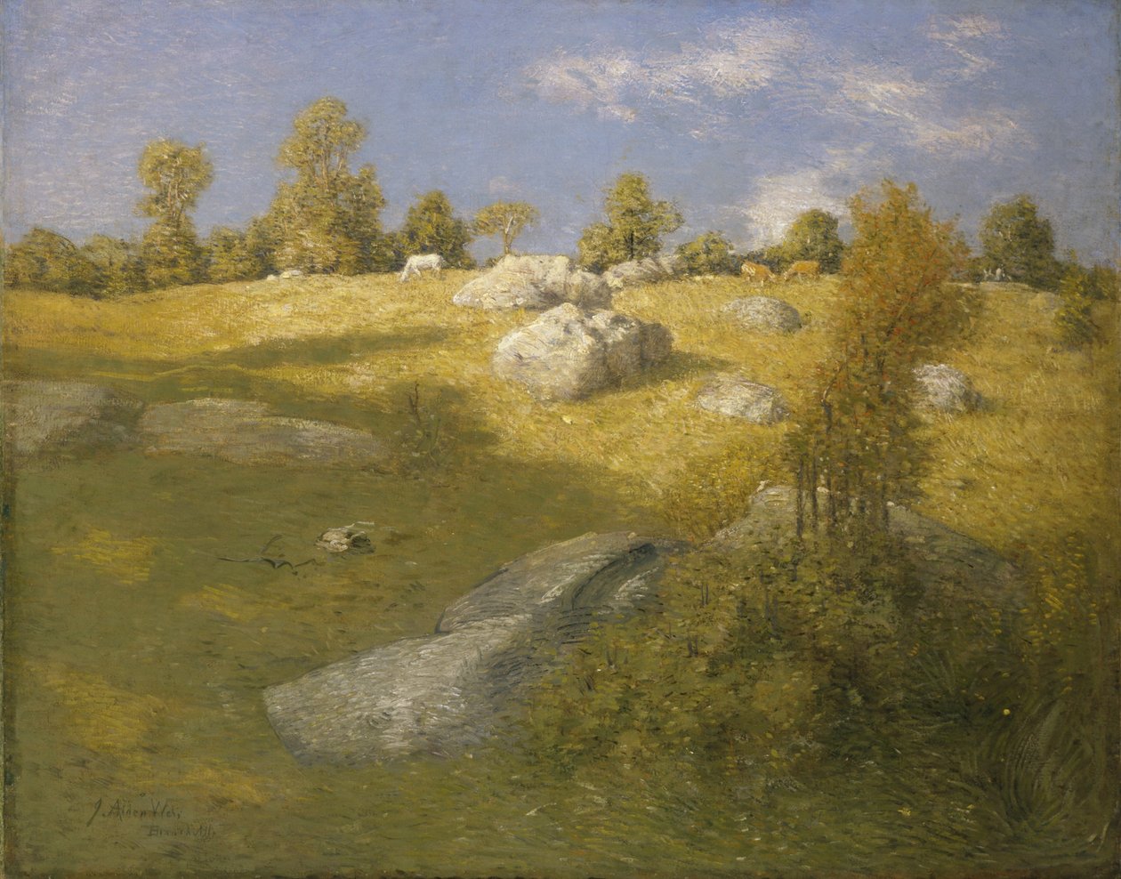 Pâturage des hautes terres - J. Alden Weir