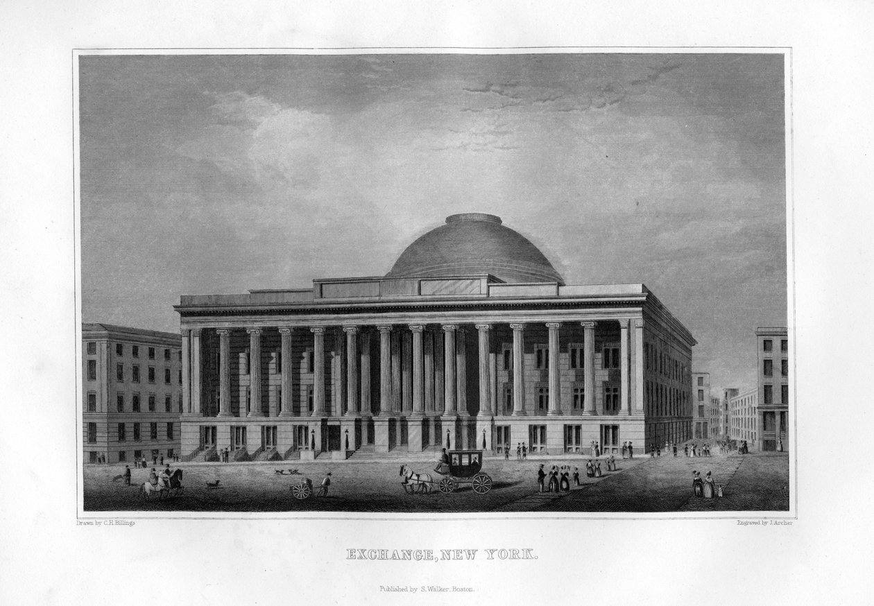 Bourse, New York, 1855 - J. Archer