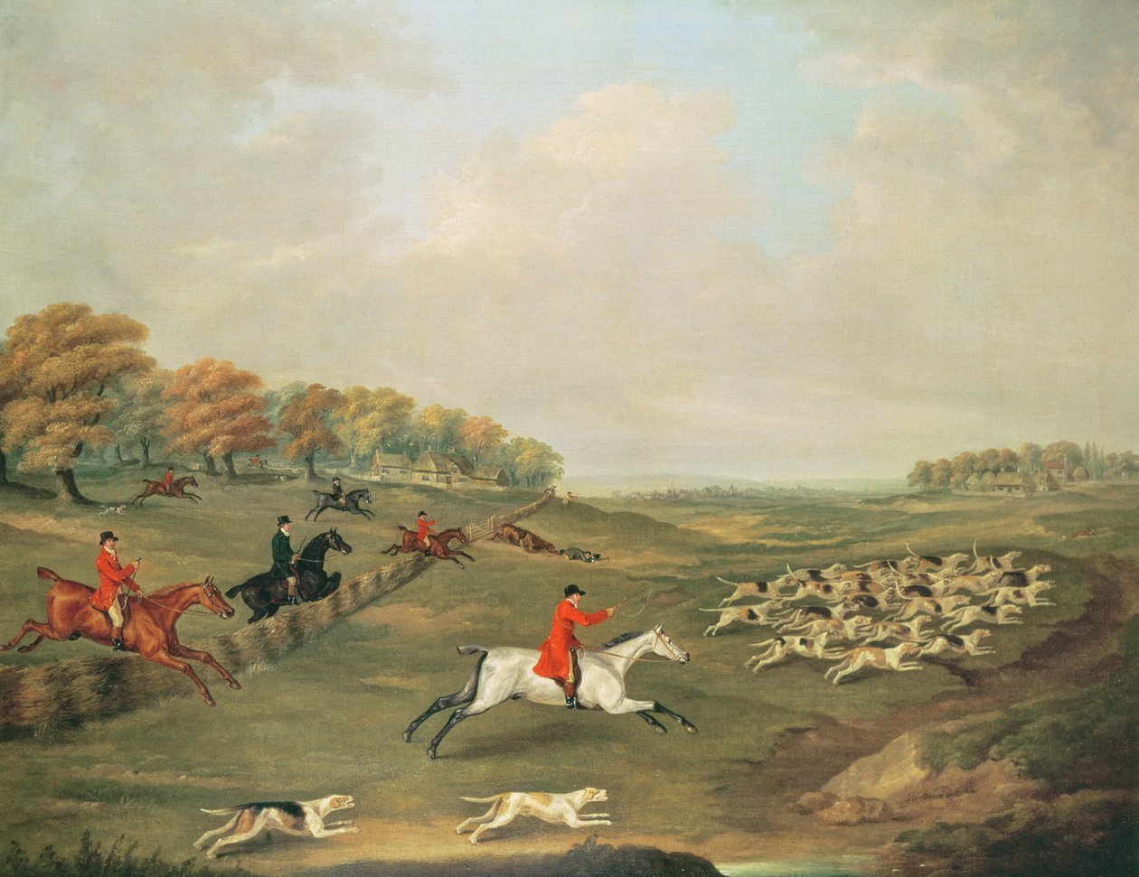 Chasse en pleine course - J. Francis Sartorius