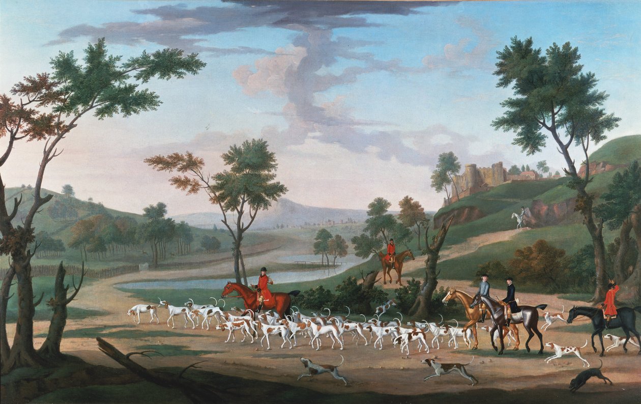 Scène de chasse au galop - J. Francis Sartorius