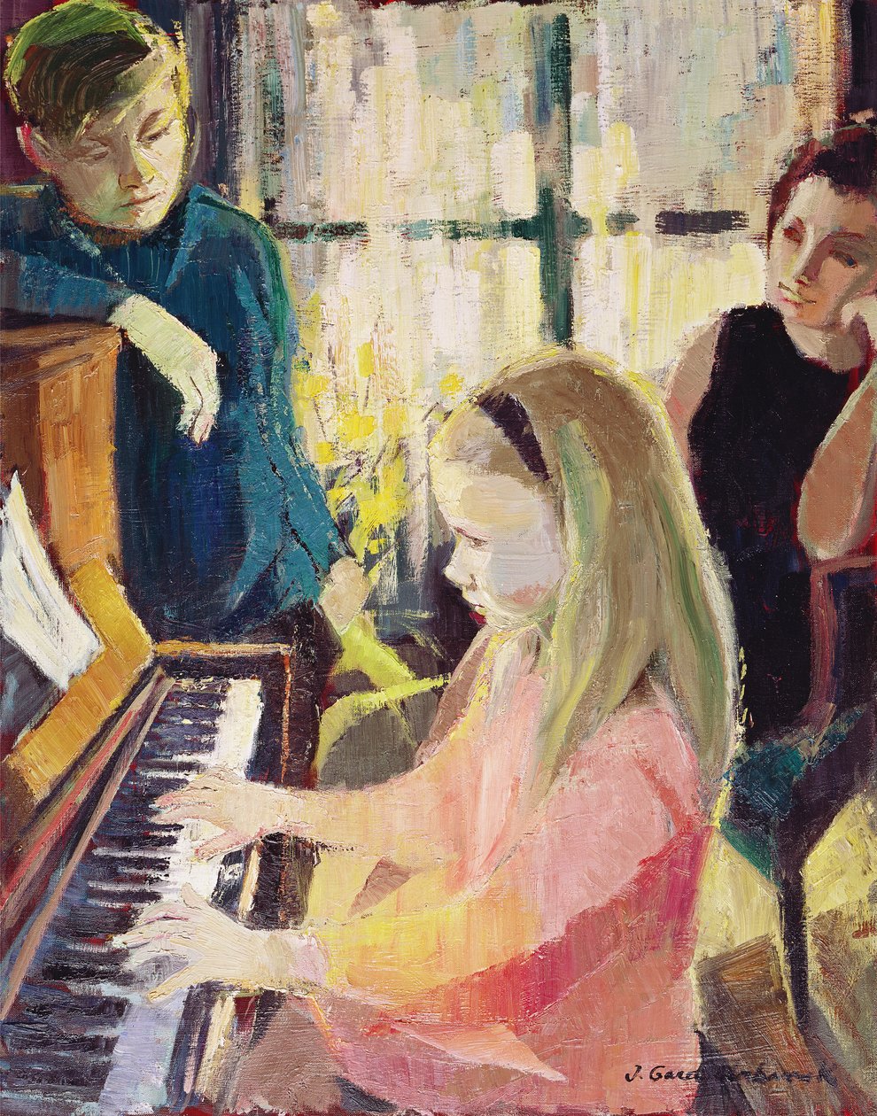 Au piano - J. Gard Urbanek
