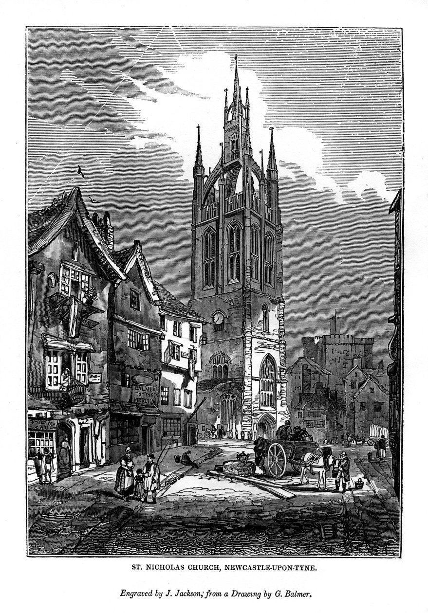 Église Saint-Nicolas, Newcastle-Upon-Tyne, 1843 - J. Jackson