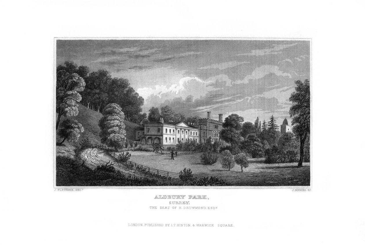 Aldbury Park, Surrey, 1829 - J. Rogers