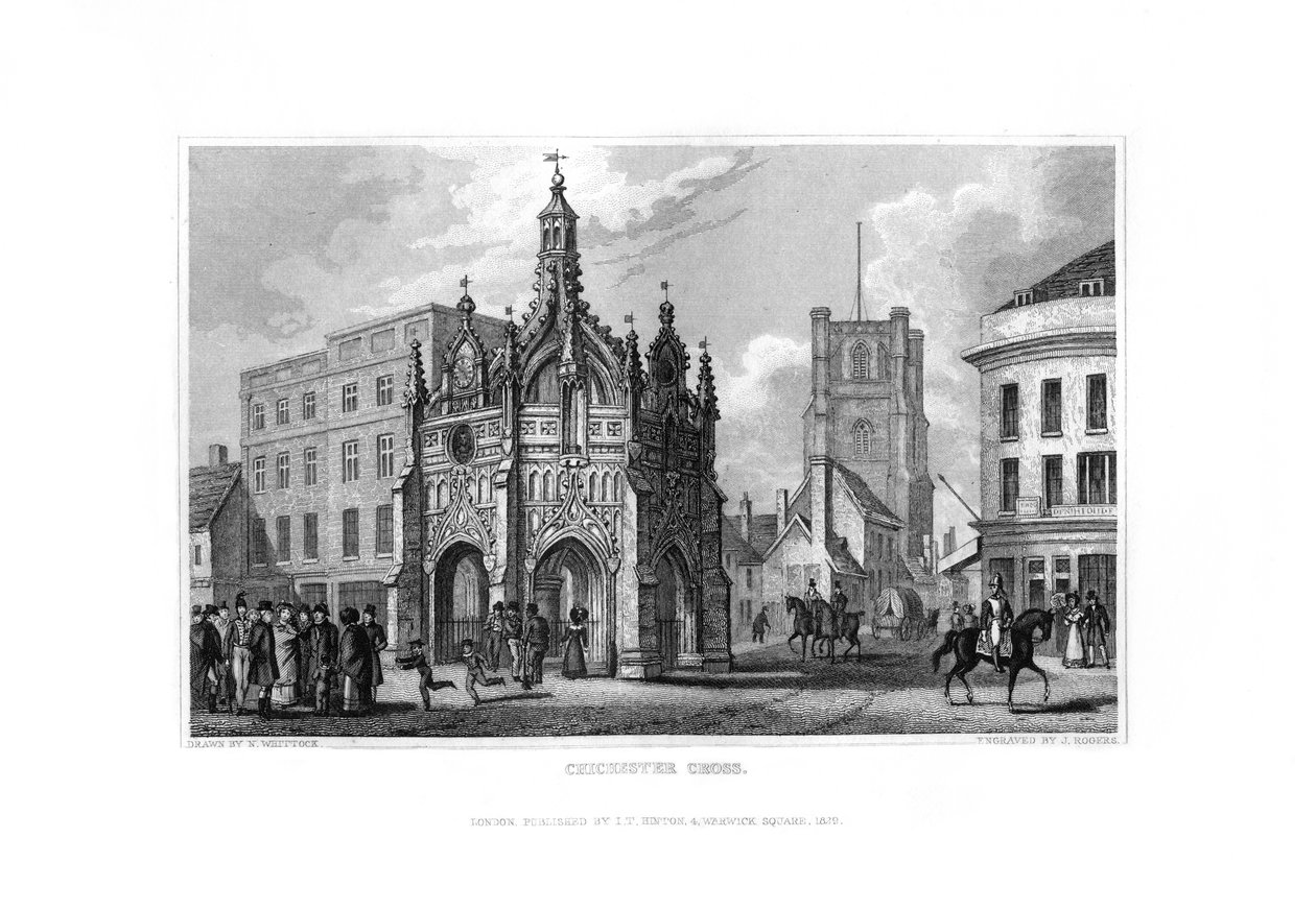 Croix de Chichester, Chichester, West Sussex, 1829 - J. Rogers