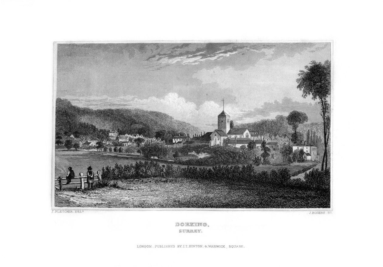 Dorking, Surrey, 1829 - J. Rogers