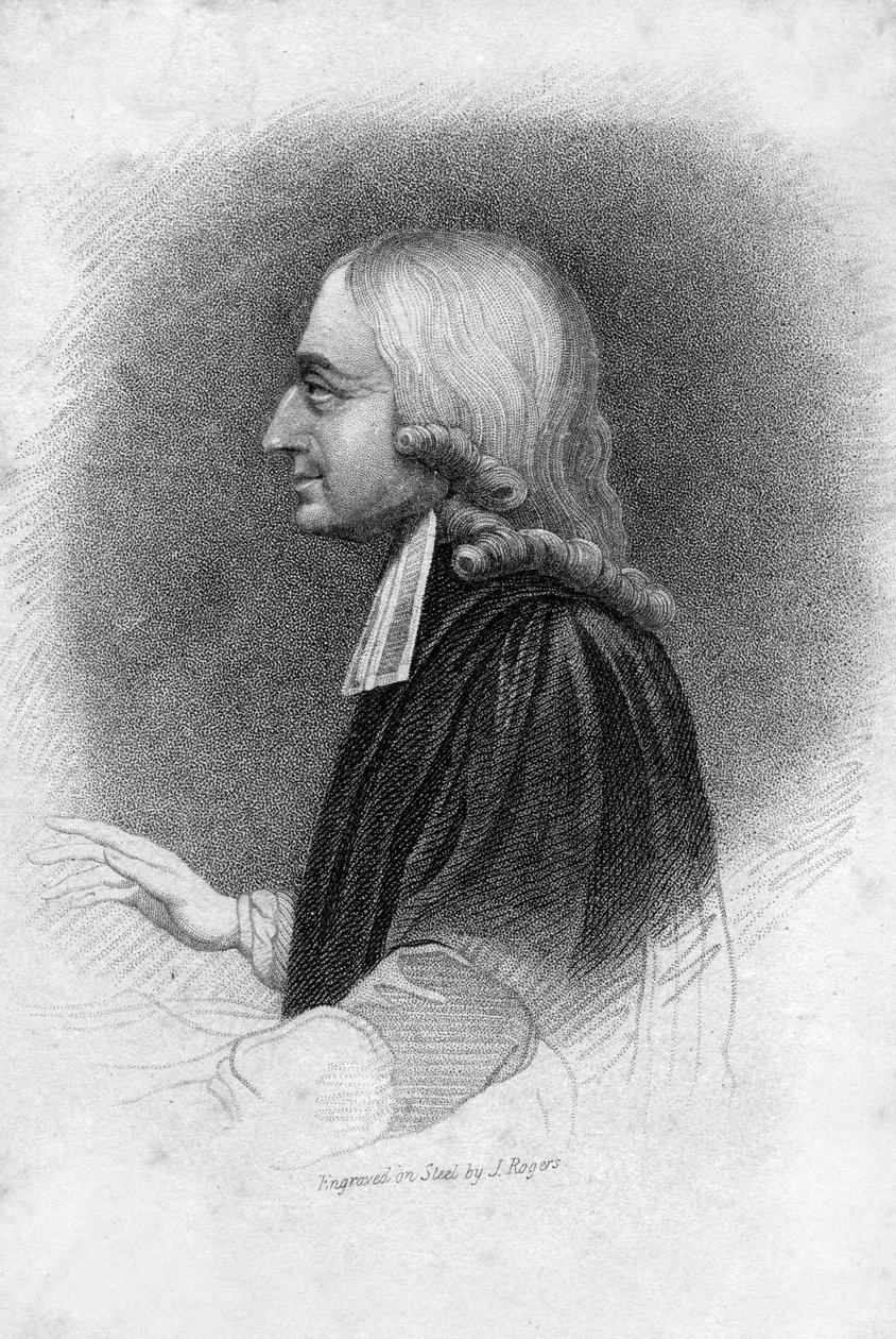John Wesley, leader méthodiste, 19ème siècle - J. Rogers