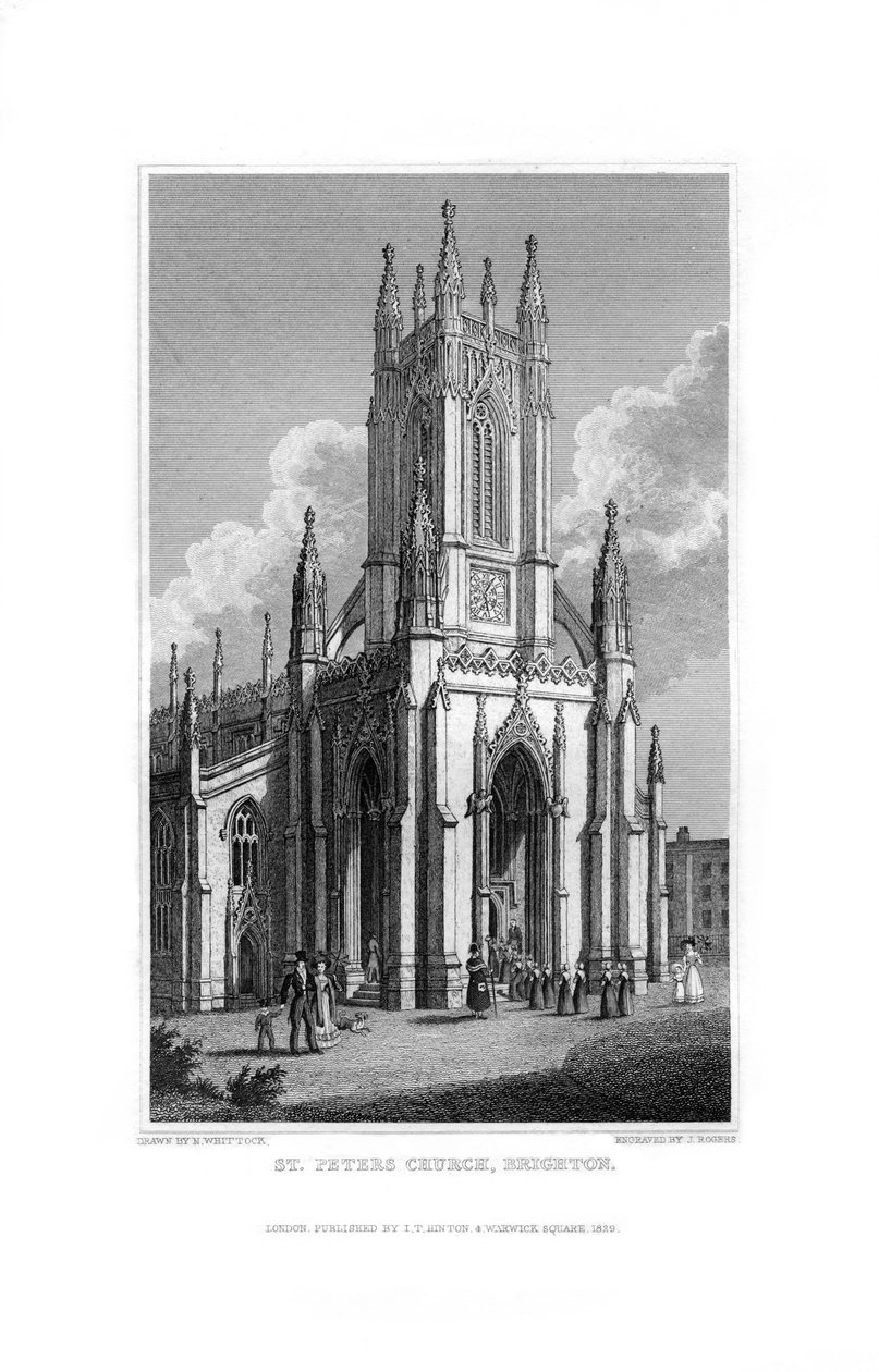 Église Saint-Pierre, Brighton, East Sussex, 1829 - J. Rogers