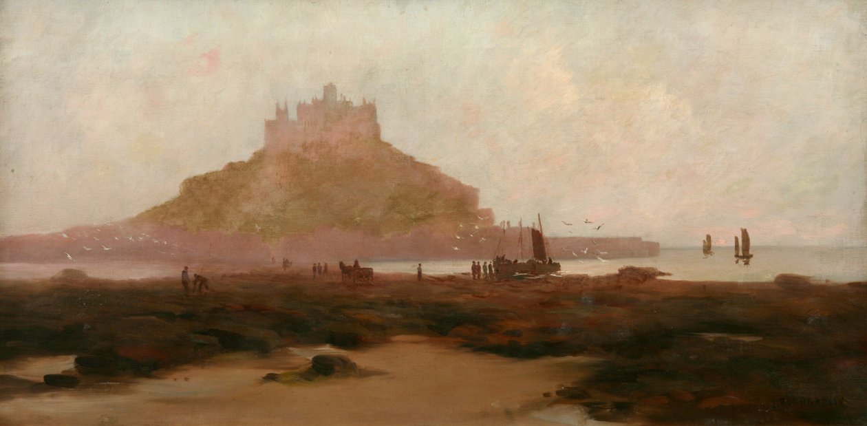 Marée basse, Mont Saint-Michel - J. T. Richardson