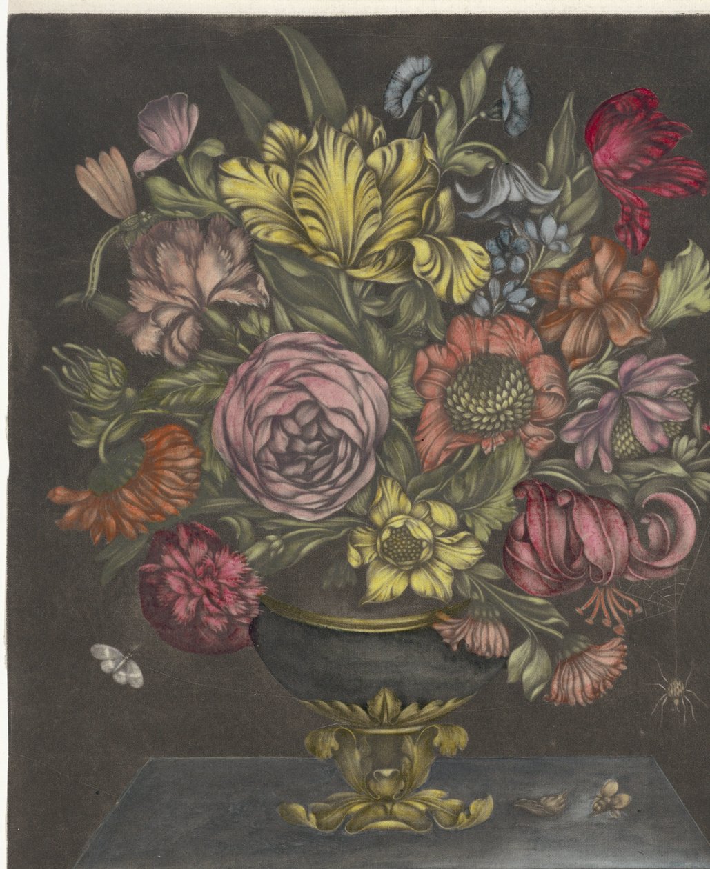 Vase avec des Fleurs - J. Waterloos