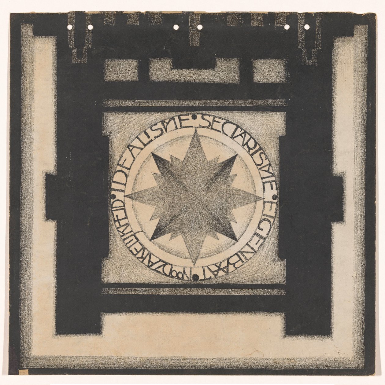 Dos de la couverture Wendingen 1920 - Jac Jongert