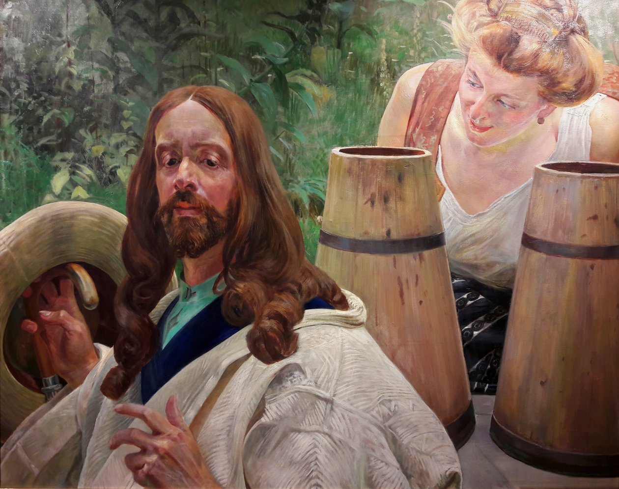 Christ et la femme samaritaine - Jacek Malczewski