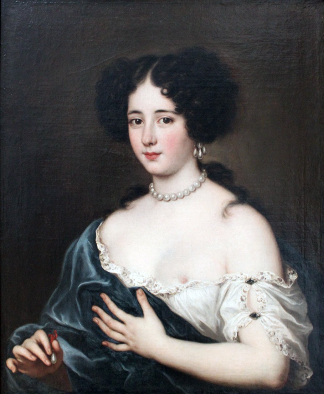 Clelia Cesarini Colonna (1655-1735), Princesse de Sonnino, en Cléopâtre - Jacob Ferdinand Voet
