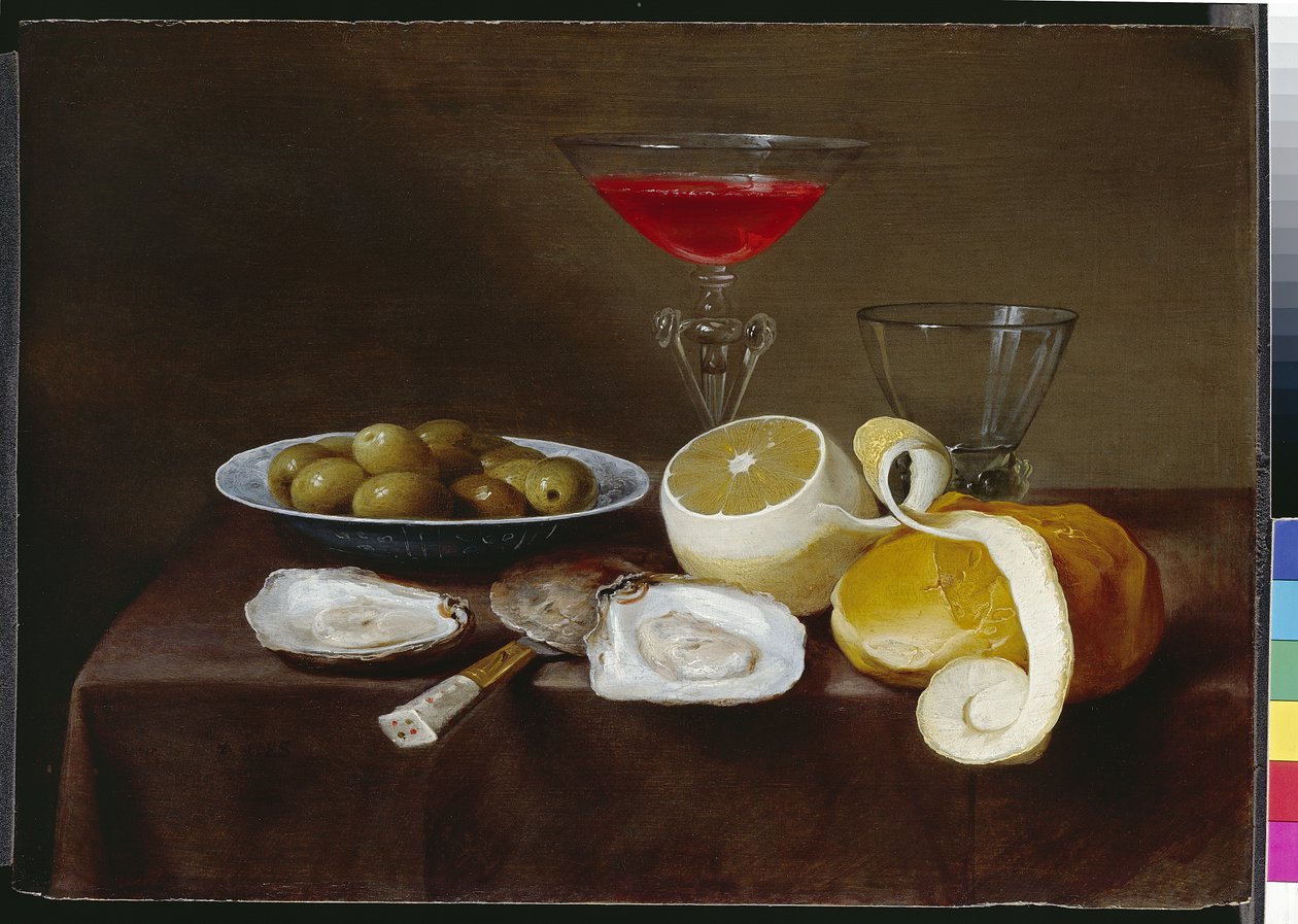 Nature morte avec huîtres, 17ème siècle - Jacob  Foppens van Es
