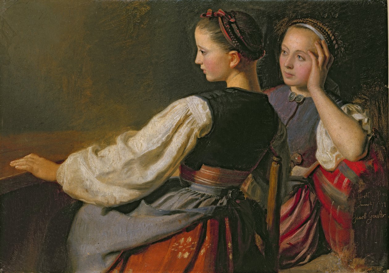 Une fille de Probsteier, 1844 - Jacob Gensler