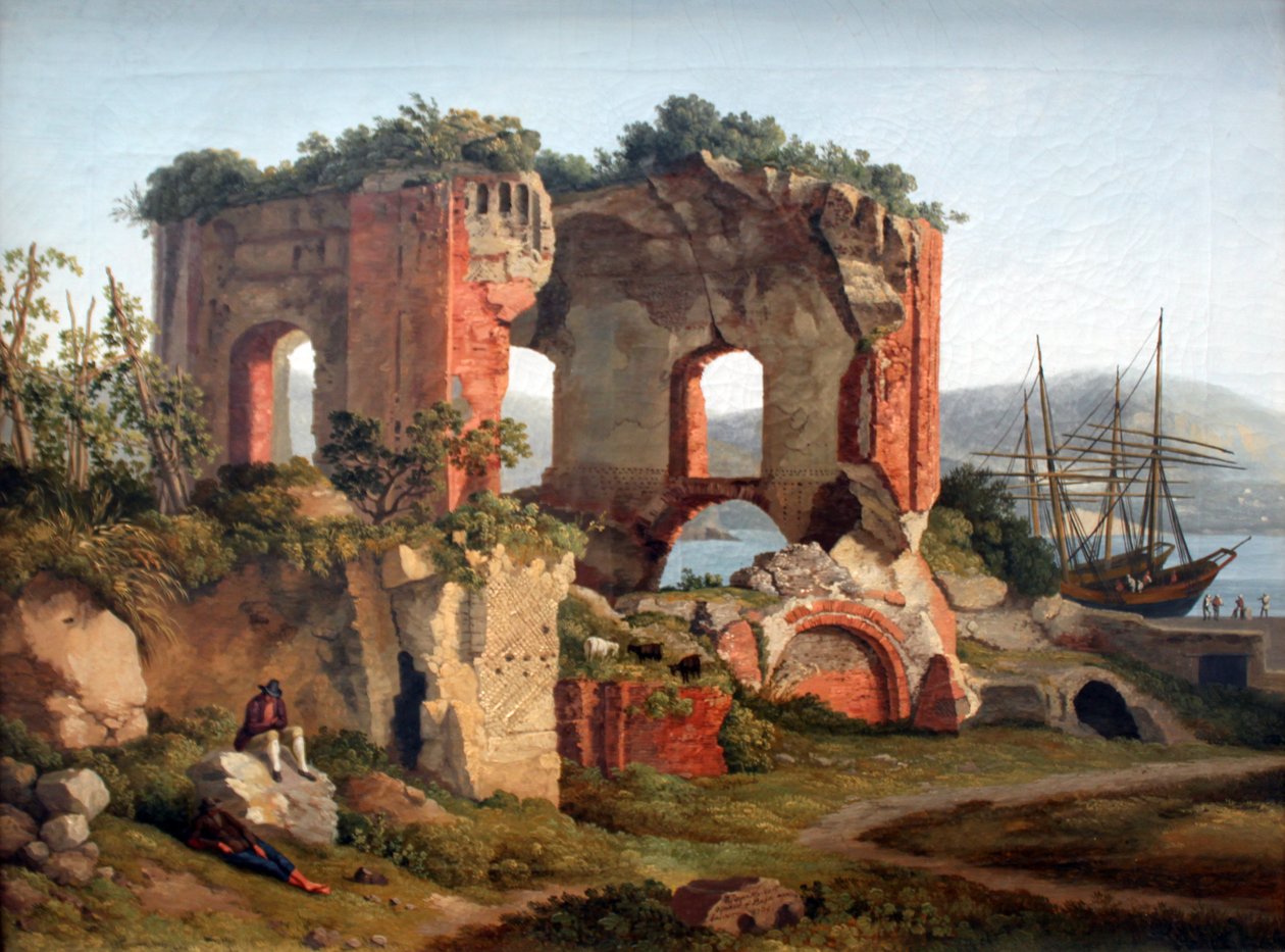 Le temple de Vénus à Baja I - Jacob Philipp Hackert