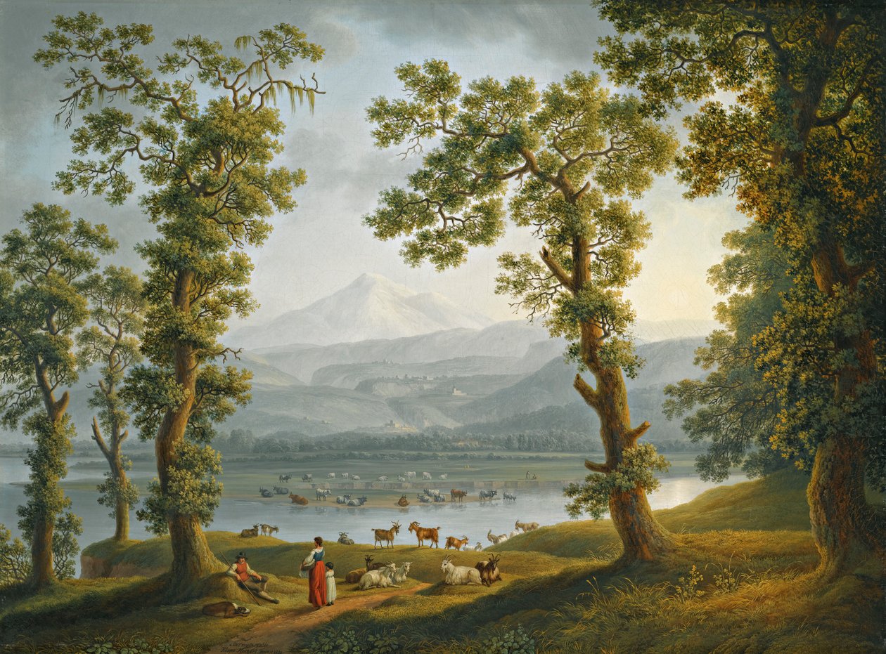 Vue de Piedimonte - Jacob Philipp Hackert