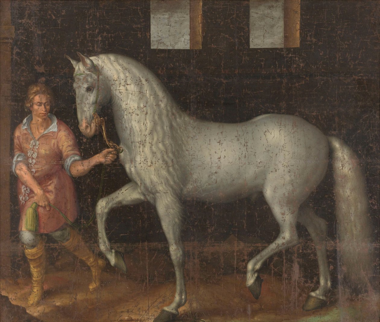 Cheval de guerre espagnol capturé à la bataille de Nieuwpoort - Jacob de Gheyn II