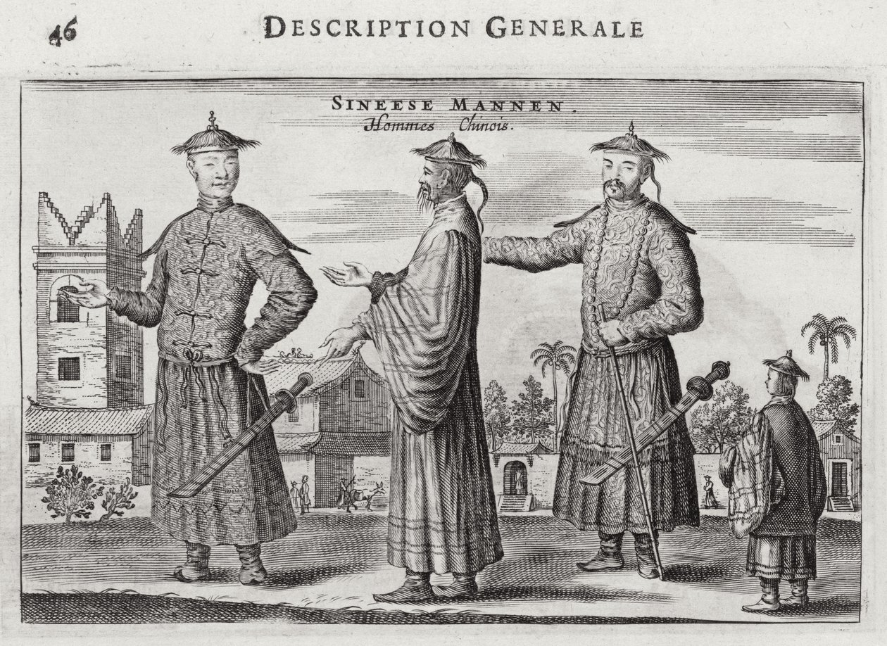 Hommes chinois, une description générale d