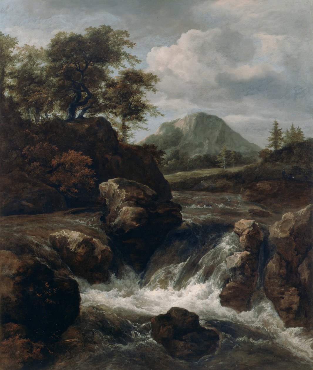 Une cascade - Jacob van Ruisdael