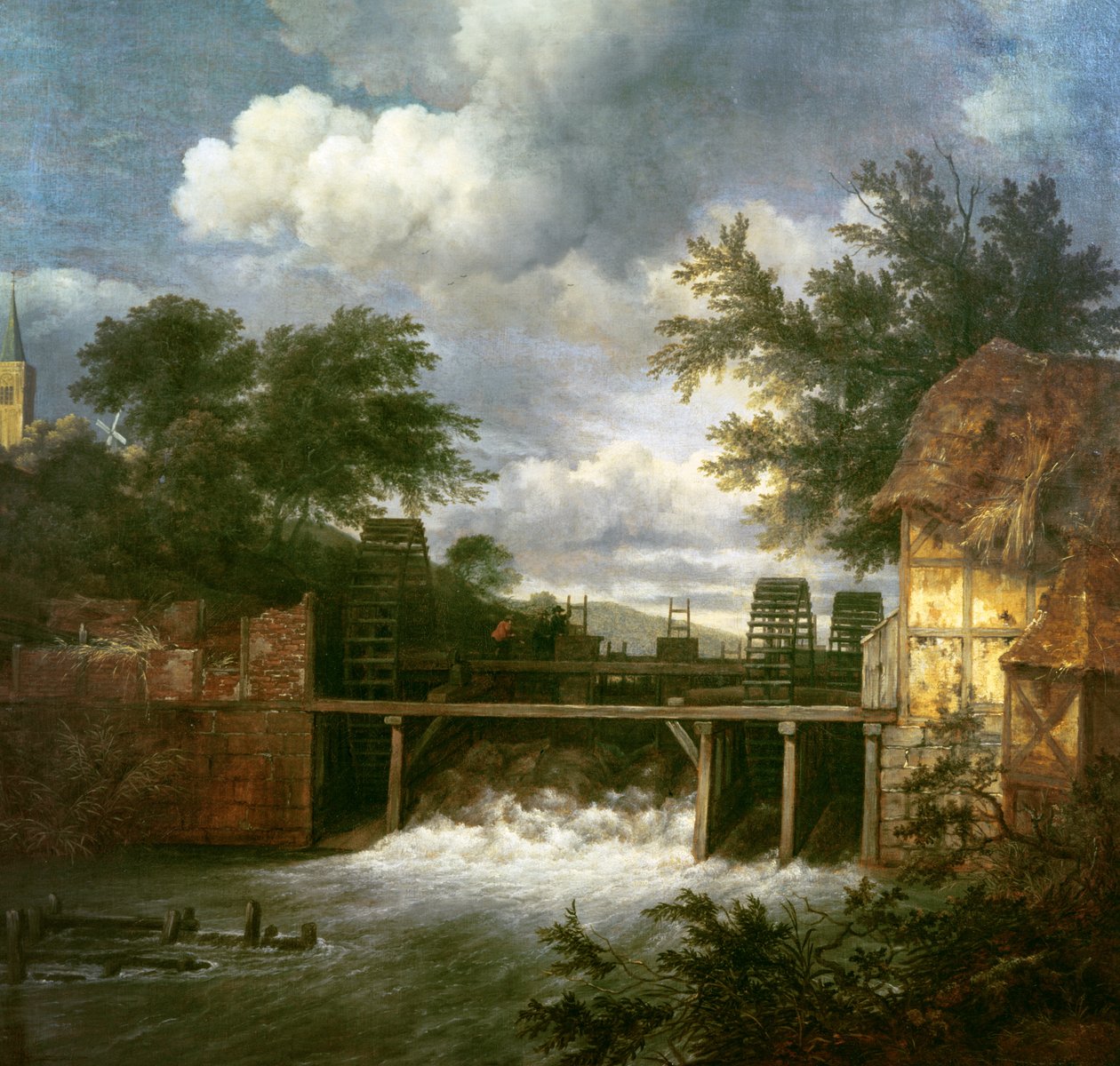 Un Moulin à eau - Jacob van Ruisdael