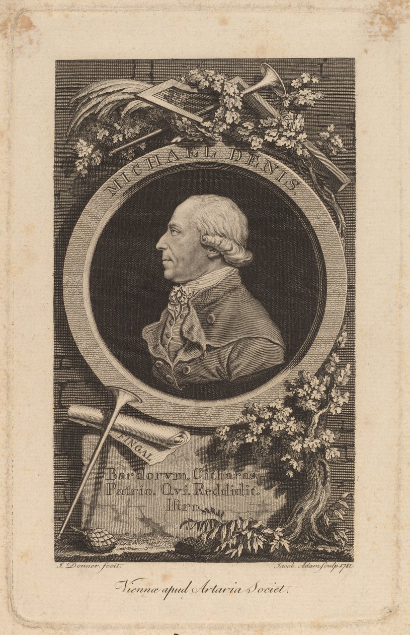 Johann-Michael Denis, 1781 - Jacob Adam