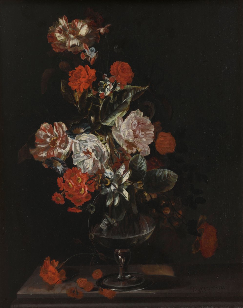 Nature morte avec fleurs - Jacob Campo Weyerman