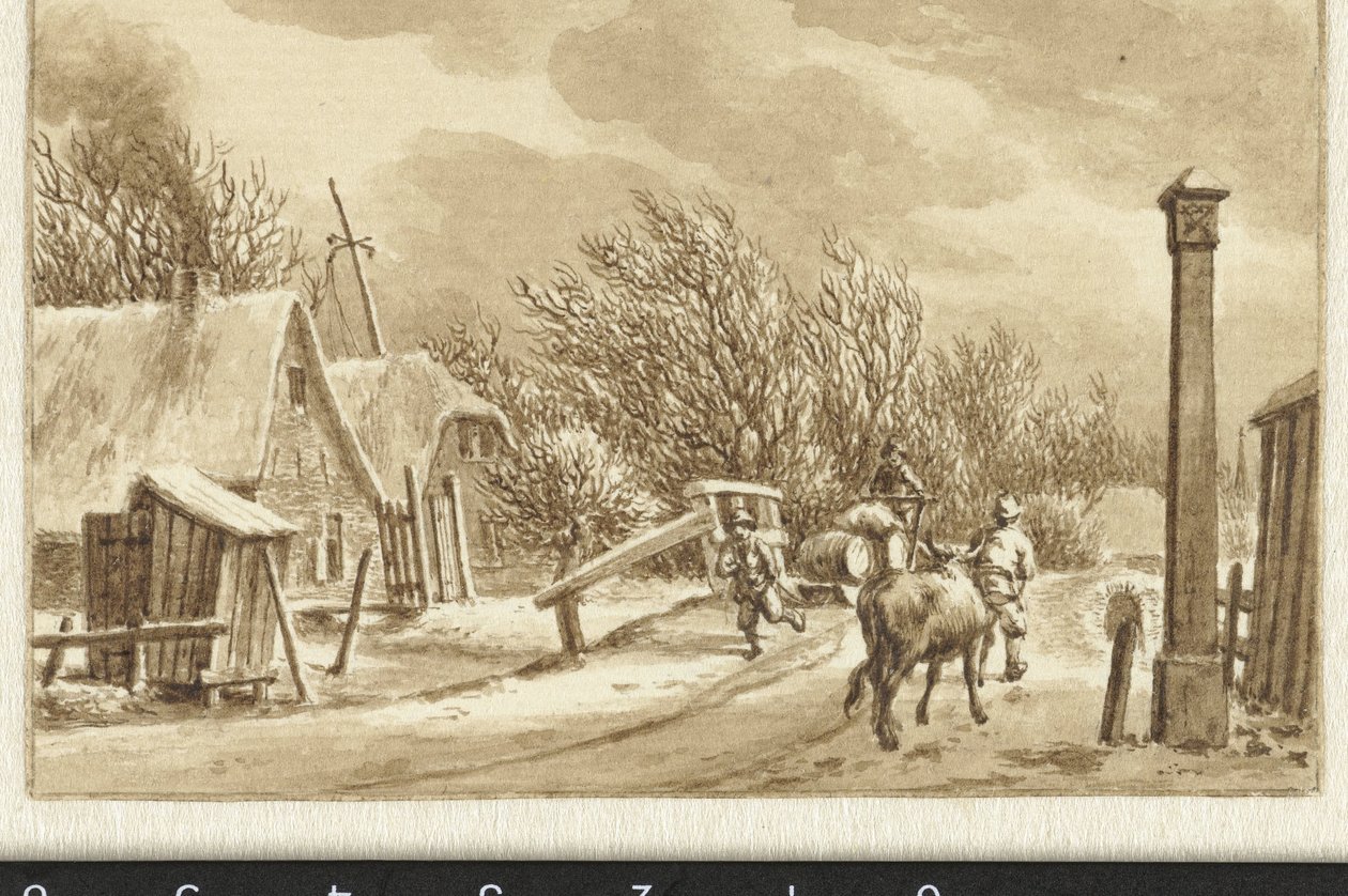 Paysage avec tempête montante - Jacob  Cats