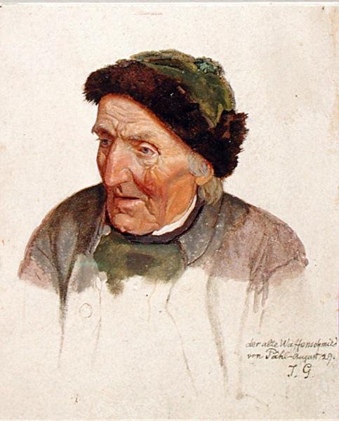 Le vieux armurier de Pahl, 1829 - Jacob Gensler