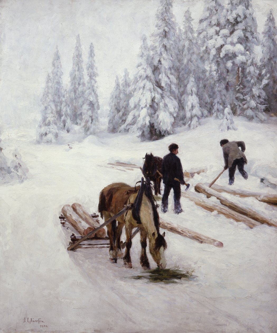 Déplacement de bois - Jacob Gloersen