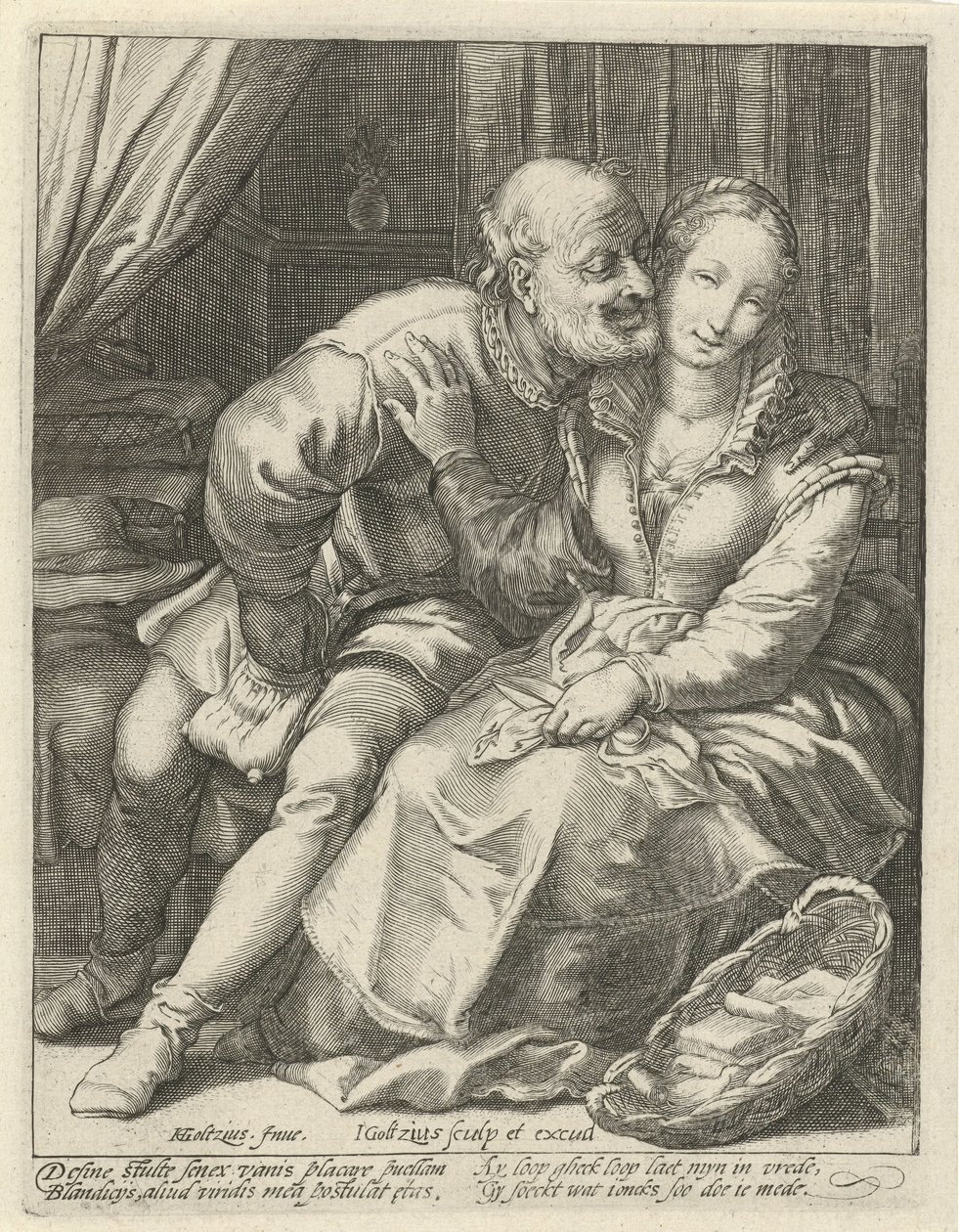 Amour inégal - Jacob Goltzius (II)