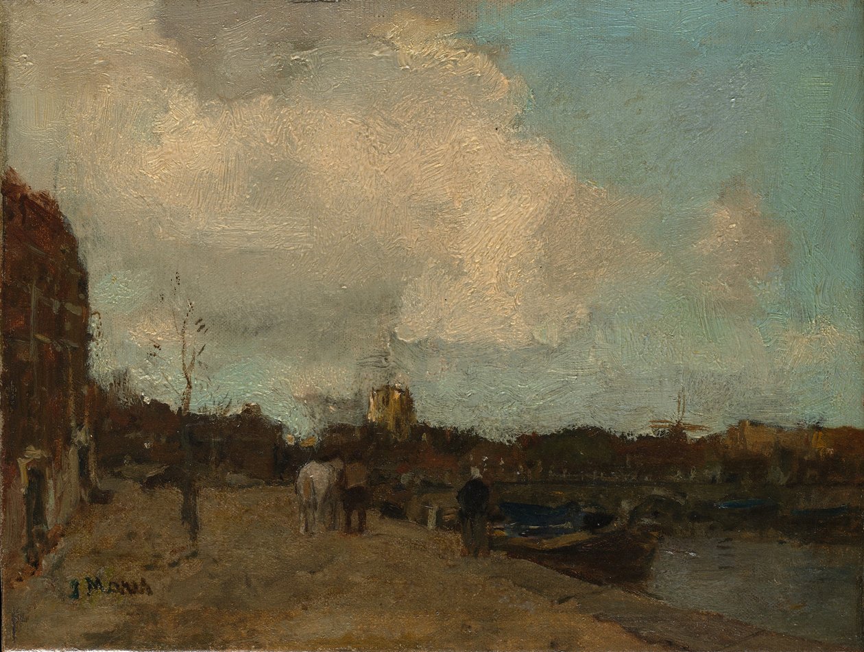 Côté du canal - Jacob Henricus Maris