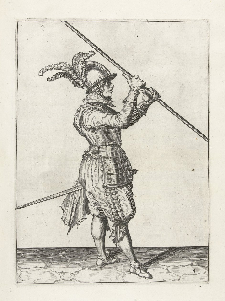 Soldat avec lance, c.1600 - Jacob II de Gheyn