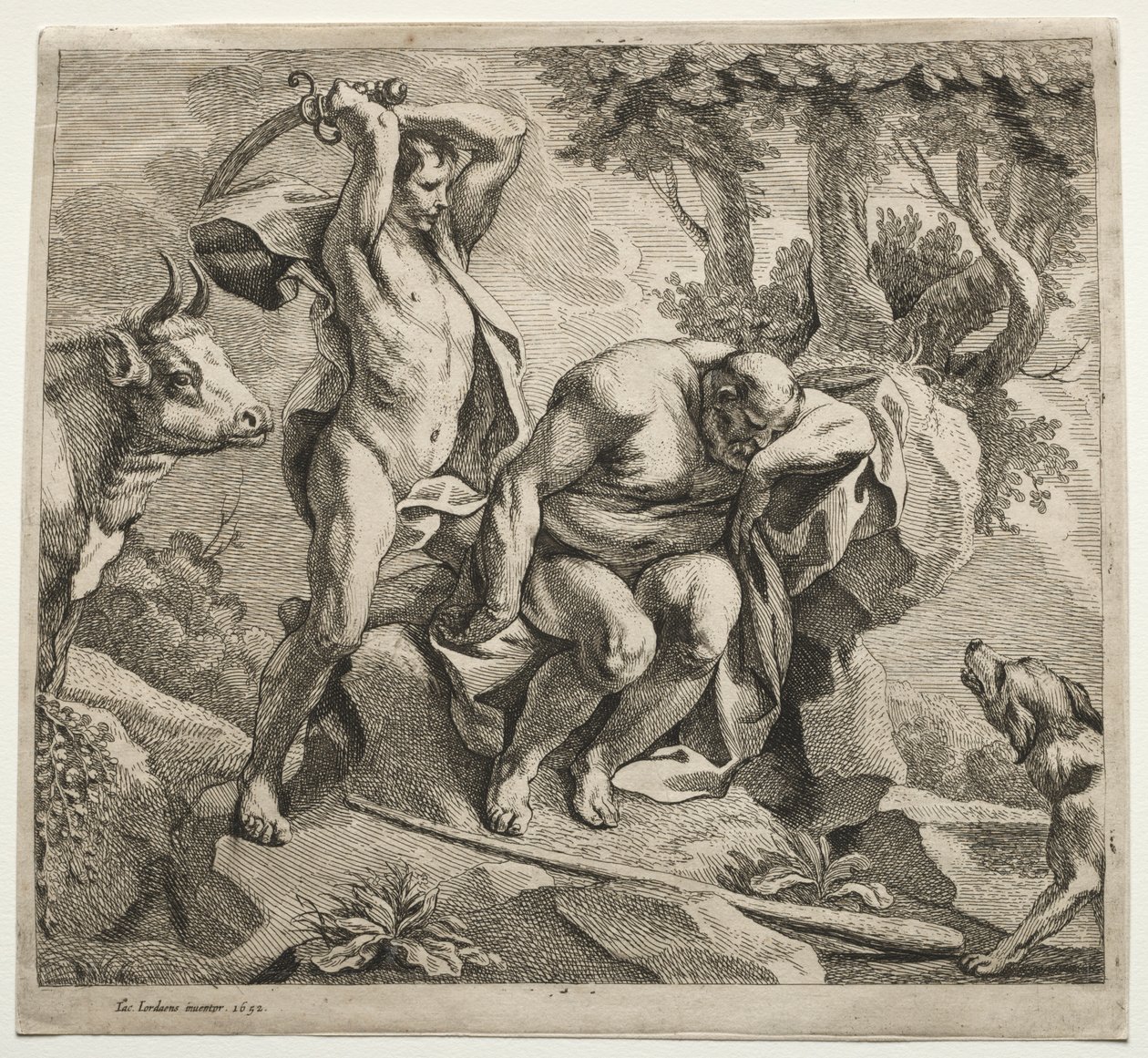 Mercure tuant Argus - Jacob Jordaens