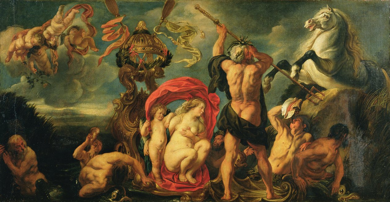 Neptune créant le cheval - Jacob Jordaens