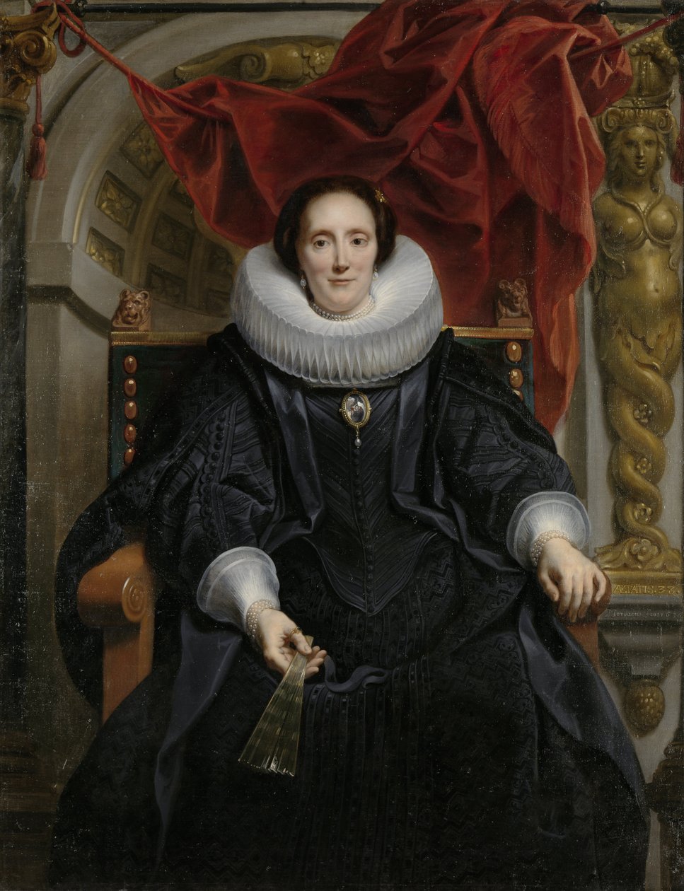 Portrait de Catharina Behaghel, 1635 - Jacob Jordaens