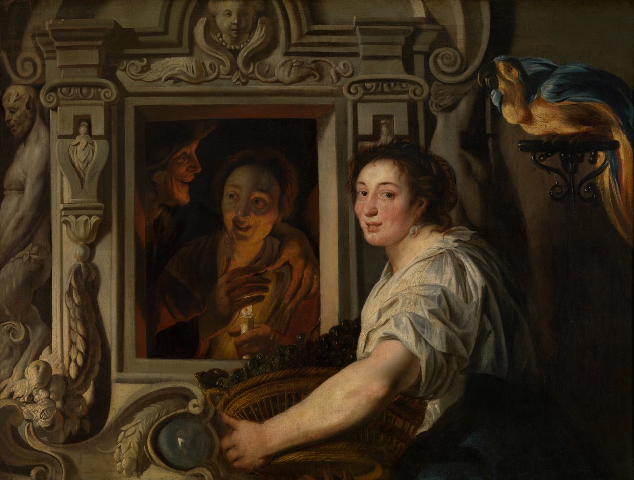 La vendeuse de fruits - Jacob Jordaens