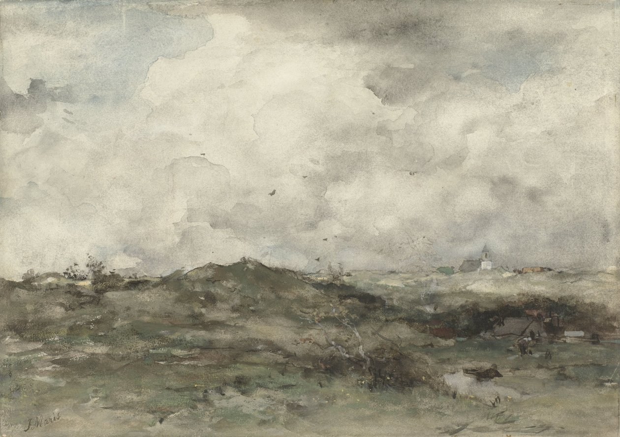 Paysage de dunes - Jacob Maris