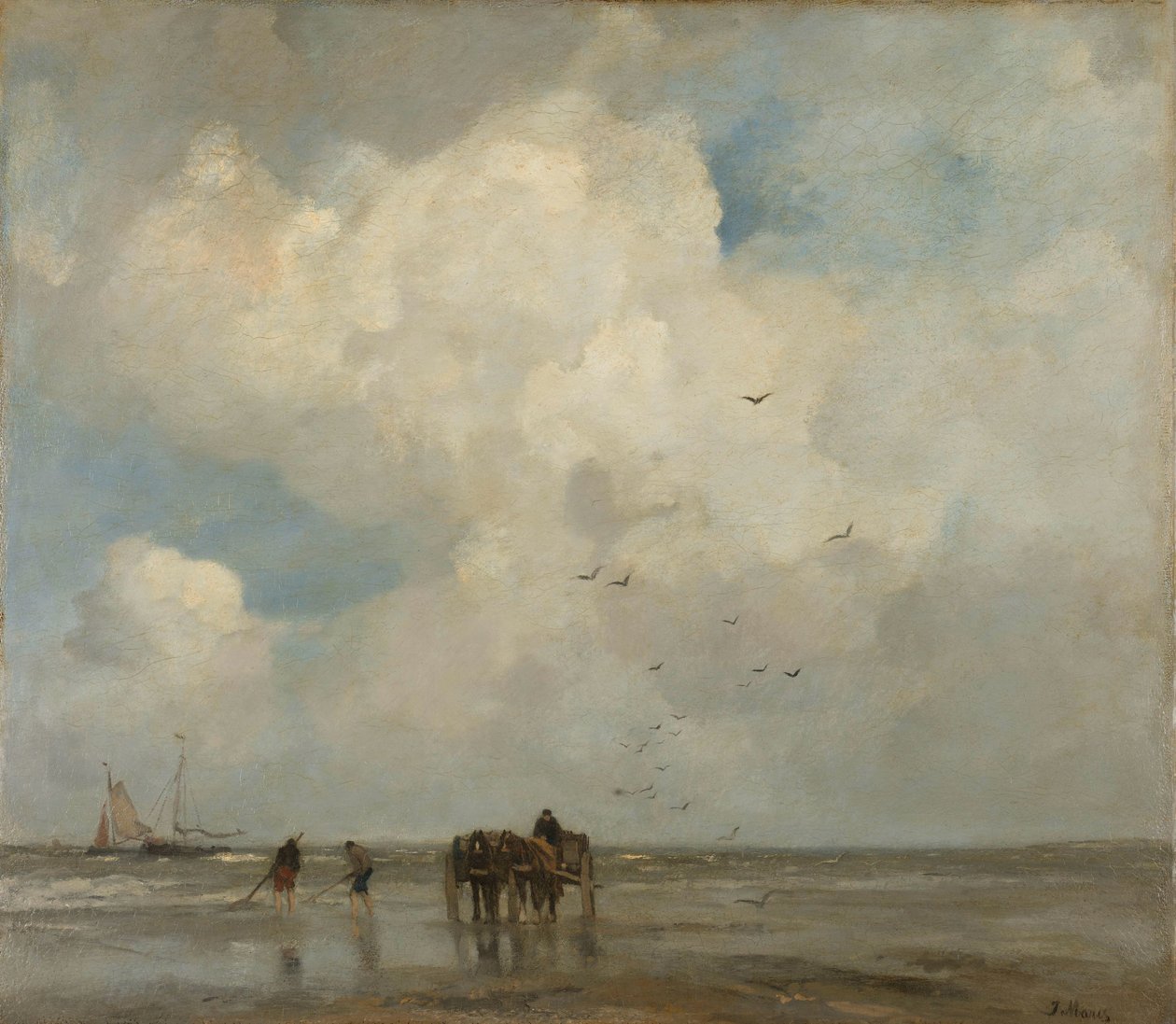 Pêcheurs de coquillages - Jacob Maris